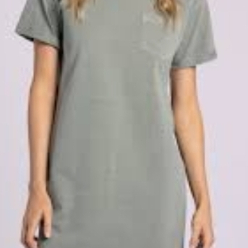 New Thread Supply Olive Green T-Shirt Dress